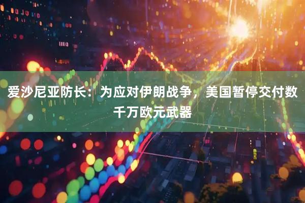 爱沙尼亚防长：为应对伊朗战争，美国暂停交付数千万欧元武器